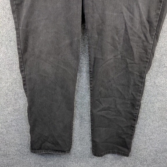 Style&Co. Denim Womens Tummy Control Slim Leg Straight Jeans Black Plus Size 20W - Picture 7 of 11